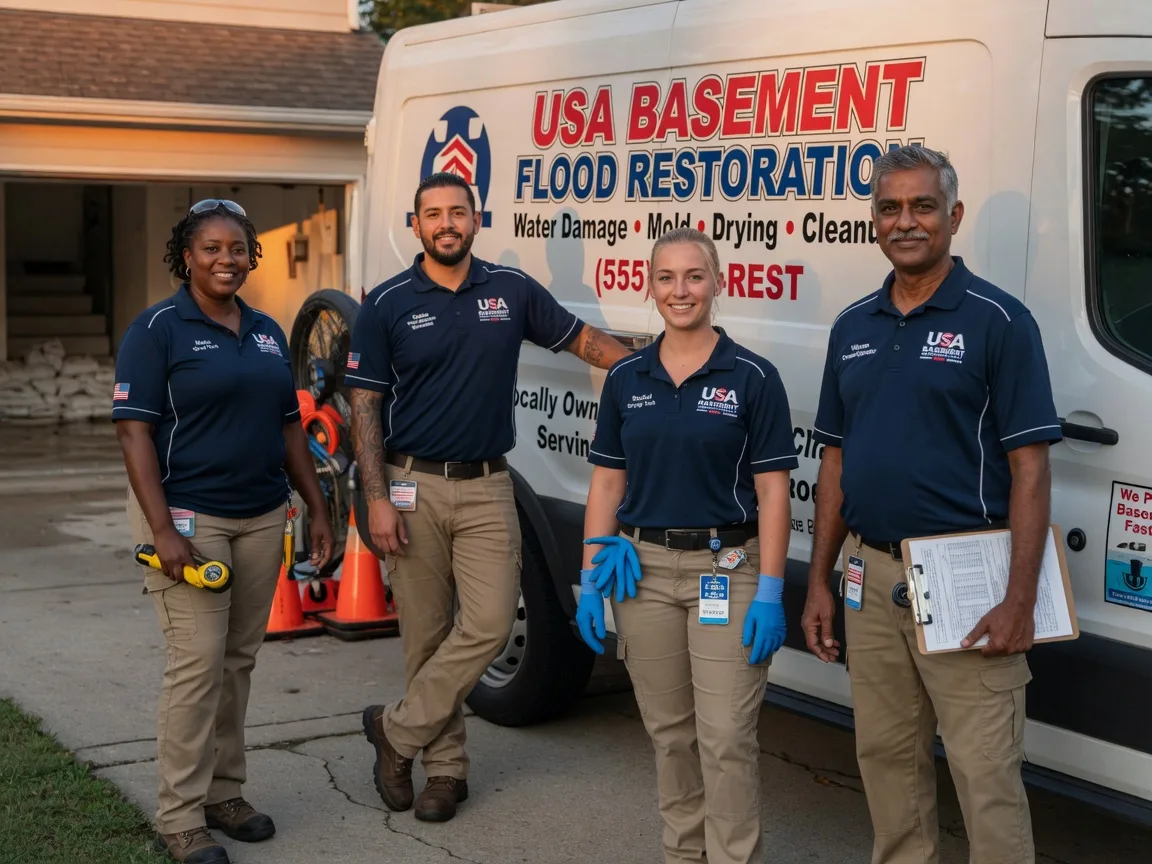 Basement Flood Cleanup company in Tiline, KY